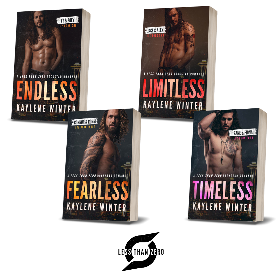 Less Than Zero: Signed Paperback Bundle (Books 1-4)
