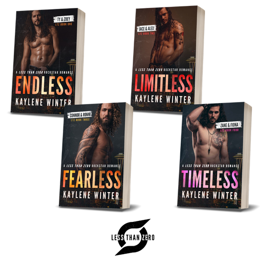 Less Than Zero: Signed Paperback Bundle (Books 1-4)